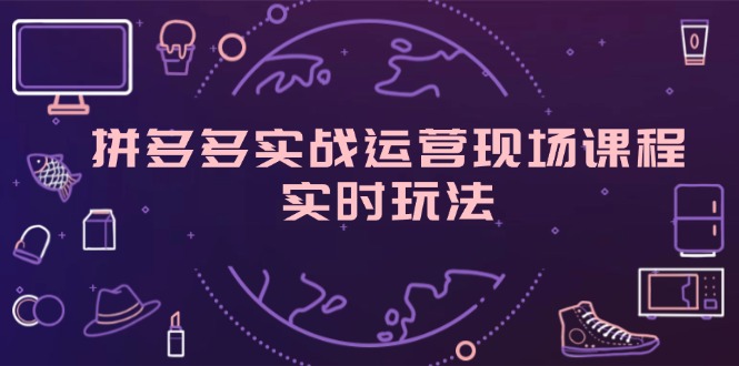 拼多多实战运营现场课程，实时玩法，爆款打造，选品、规则解析-创客项目库