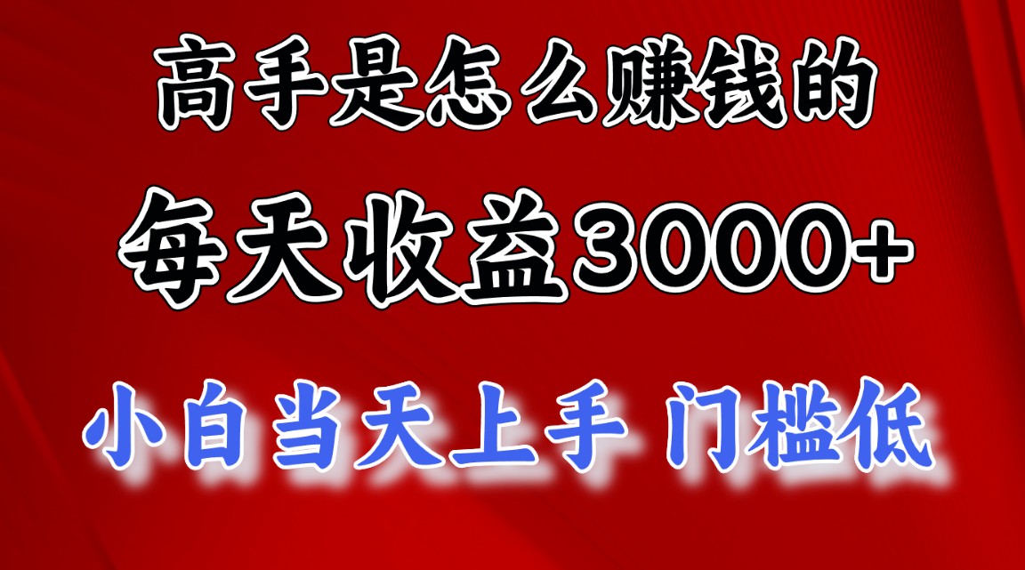 1天收益3000+，月收益10万以上，24年8月份爆火项目-创客项目库