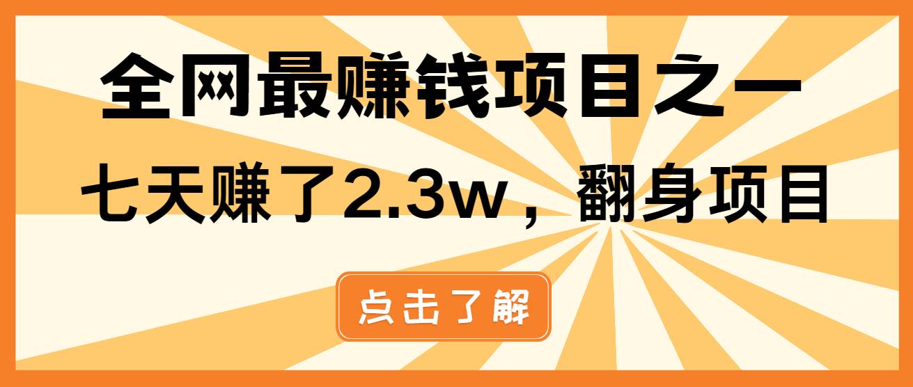 小白必学项目，纯手机简单操作收益非常高!年前翻身！-创客项目库